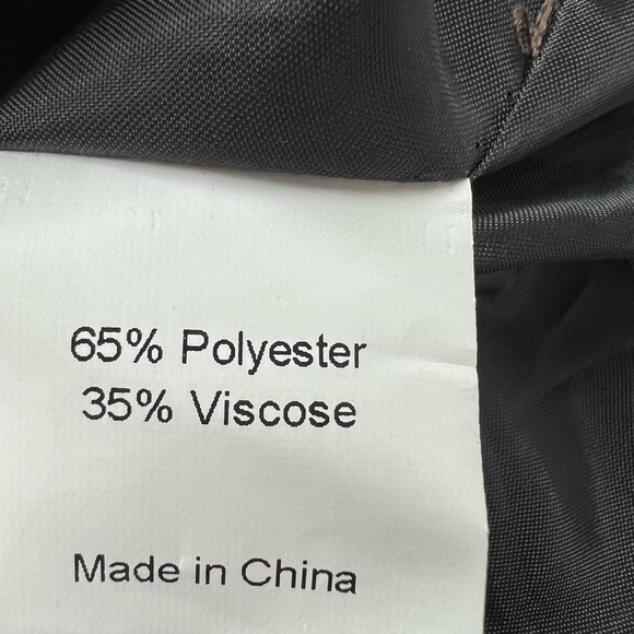 Lars Amadeus Plaid Blazer with Button Closure Fully Lined Shoulder Pads Patch - Picture 7 of 8